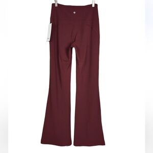 lululemon athletica Burgundy Flare Leggings